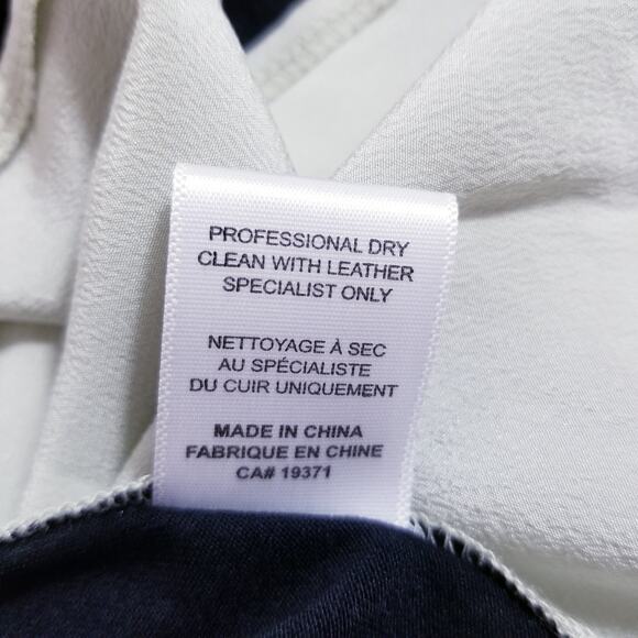 AIKO Trudie Silk & Leather Keyhole Blouse - Picture 8 of 10